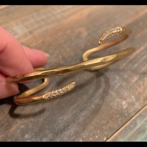 Stella & Dot Adeva gold cuff bracelet